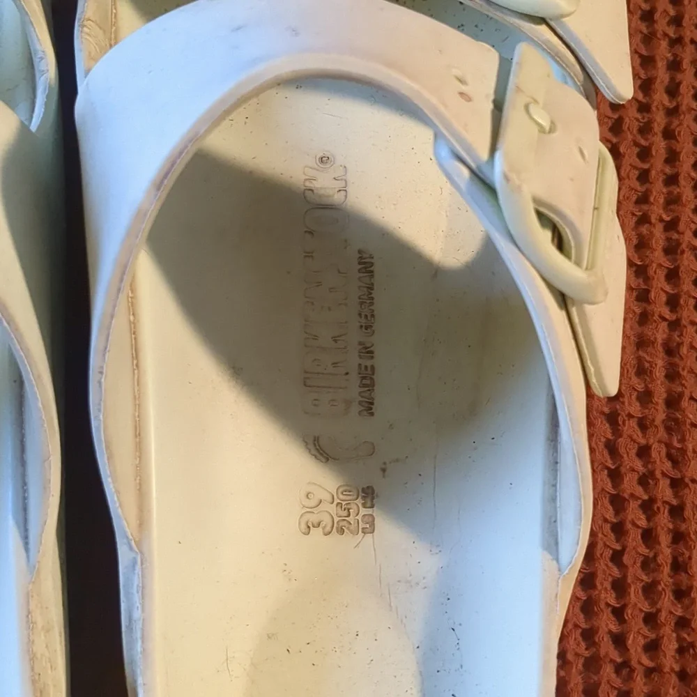 Women's Birkenstock Mint Green Sandals - Picture 3 of 5